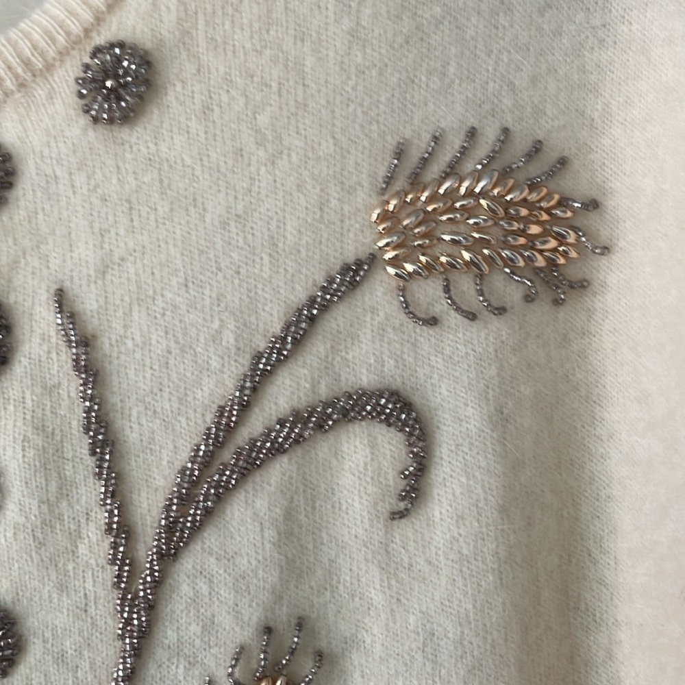 Vintage Crown Pacific beaded sweater - Picture 4 of 11